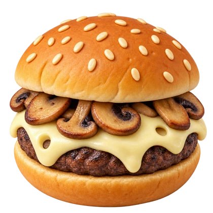 Mushroom Cheeseburger